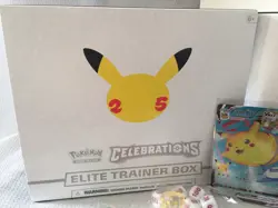 Pokemon 25th Celebrations Lot Of 61 Cards & White ETB Box Rares Holo Estate Find - Image 2