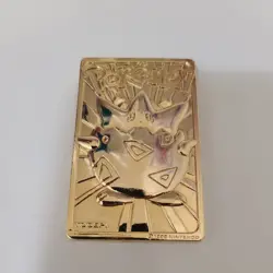 Pokemon 23K Gold Plated TOGEPI Trading Card 1999 Burger King Clear Plastic Box - Image 1