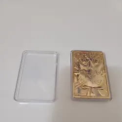 Pokemon 23K Gold Plated TOGEPI Trading Card 1999 Burger King Clear Plastic Box - Image 3