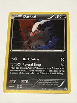 Pokemon Darkrai TCG XY Black Star Promos Holo Card XY194 - Image 1