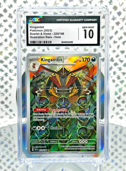 CGC 10 Kingambit 220/198 S&V Base Set Secret Illustration Rare Pokemon Card - Image 1