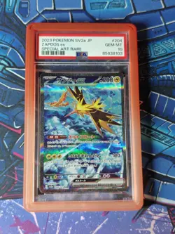 Zapdos ex 204/165 Sv2a: Pokemon Card 151 Holo (Japanese) PSA 10 - Image 1