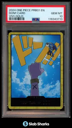 2024 ONE PIECE PRB01 EN DON!! CARD VIVI GOLD PSA 10 - Image 1