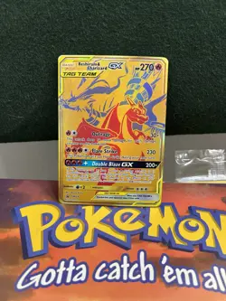 Reshiram & Charizard GX SM247 Holo Promo Pokemon Card - Image 1