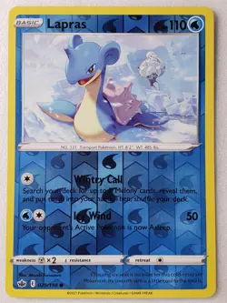 REVERSE HOLO Lapras 029/198 NM Chilling Reign Pokemon Card $2 Combined Shipping - Image 1
