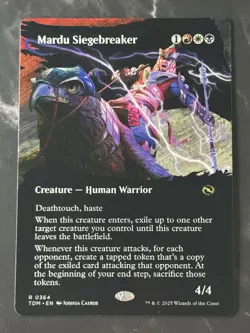 Mardu Siegebreaker #0364 R [Tarkir: Dragonstorm] [Borderless] NF LP/NM - Image 1