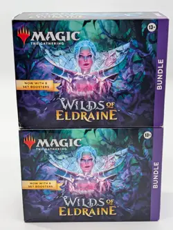Lot of (2) Magic: The Gathering Wilds of Eldraine Bundle Sealed - Image 1