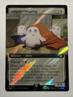 MTG Doctor Who Adipose Offspring Extended Art Surge Foil 0924 NM Rare - Image 1