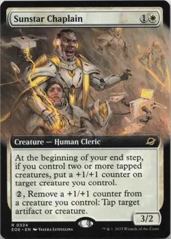 Sunstar Chaplain (Extended Art) R Edge of Eternities 324 NM - Image 1