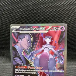 Pokemon TCG Team Rocket's Mewtwo ex 231/182 Destined Rivals SIR - Image 2