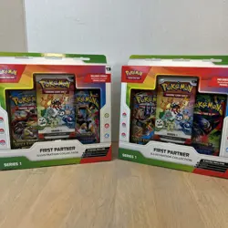 Lot 2 Pokemon First Partner Illustration Collection Series 1 Box Sealed - Image 1