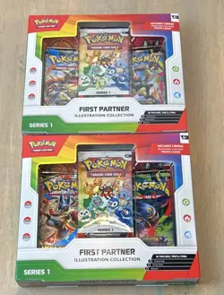 Lot 2 Pokemon First Partner Illustration Collection Series 1 Box Sealed - Image 2