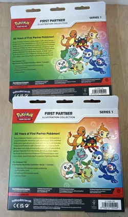 Lot 2 Pokemon First Partner Illustration Collection Series 1 Box Sealed - Image 5
