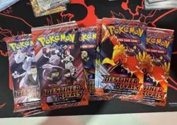 Pokemon TCG - Scarlet & Violet Destined Rivals Booster Packs - Lot of 37 packs - Image 1