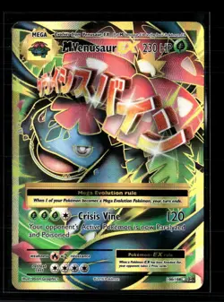 Pokemon 2016 Evolutions M Venusaur EX FA #100/108 - Image 1