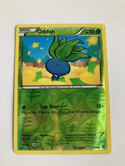 Pokemon TCG Oddish 1/98 Reverse Holo - Image 1