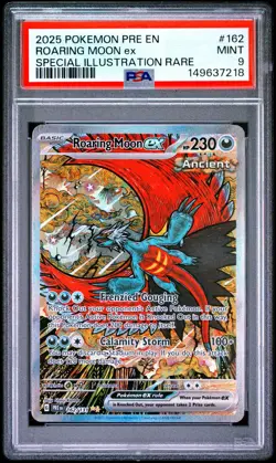 Pokemon Roaring Moon ex 162/131 Sv: Prismatic Evolutions Holo PSA 9 - Image 1