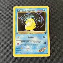 Wizards of the Coast Sabrina's Psyduck 99/132 Gym Challenge 1st Ed ENG 50 HP - Image 1