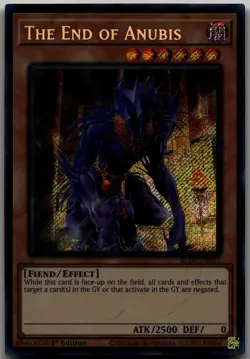 The End of Anubis Secret Rare Battles of Legend: Terminal Revenge BLTR-EN052 LP - Image 1