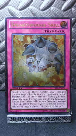 | Yugioh Breakthrough Skill CBLZ-EN078 1st Edition Ultimate Rare DMG 🔥 | - Image 1