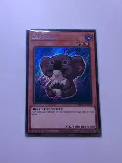 YUGIOH MZMU-EN062 Des Koala Secret Rare 1st Edition NM - Image 1