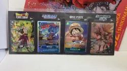 Gen Con 2023 Promos One Piece TCG Monkey.D.Luffy Digimon Dragon Ball BS Saga - Image 1