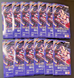 Lot of 13 One Piece TCG The Azure Sea's Seven Sleeved Booster Packs OP-14 EB04 - Image 1