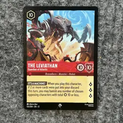 Disney Lorcana Wilds Unknown The Leviathan 125/204 Super Rare NM - Image 1