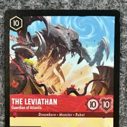 Disney Lorcana Wilds Unknown The Leviathan 125/204 Super Rare NM - Image 3