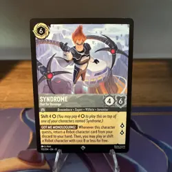 Disney Lorcana - Syndrome Out for Revenge 172/204 - Super Rare - Wilds Unknown - Image 1