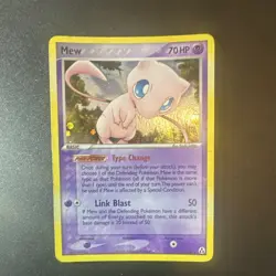Pokemon TCG Mew Legend Maker Holo Rare Card 10/92 70 HP Basic Psychic 2006 - Image 1