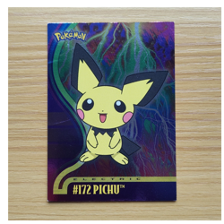 Topps Pokemon Pichu #172 TV Animation Edition 2001 Holo Trading Card - Image 1