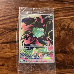 Pokemon TCG Bulbasaur Mega Evolution Promo Card Stamped 133/132 New Sealed - Image 1