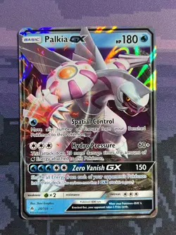 Palkia GX 20/131 Pokemon Forbidden Light Rare GX Moderately Played Card MP 1 - Image 1