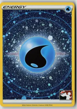 Pokemon TCG Prize Pack Series Cards Water Energy Series 3 Cosmos Holo - Image 1