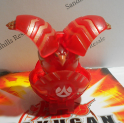 Bakugan Falconeer Red Pyrus Translucent Open Core B1 400G - Image 1