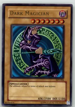 Konami Yu-Gi-Oh Dark Magician SDY-006 1996 Trading Card - Image 1
