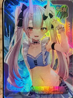 Nakiri Ayame SSR SSR-007 Senpai Goddess Haven Series 2 Story CCG Anime Card - Image 1