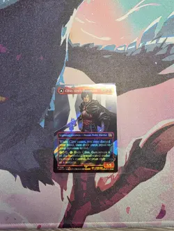 Clive, Ifrit's Dominant (Borderless) (Surge Foil) # 0530 MTG Final Fantasy Foil - Image 1