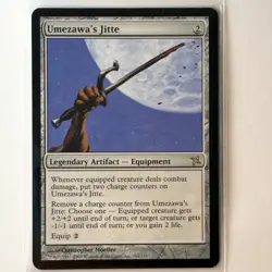 MTG Umezawa's Jitte NM - Betrayers of Kamigawa, Rare Vintage - Image 1