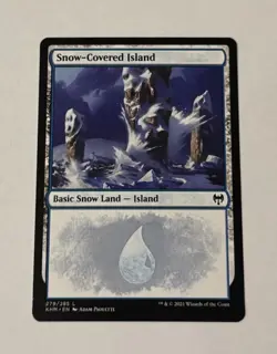 MTG Snow-Covered Island (279) Kaldheim NM - Image 1