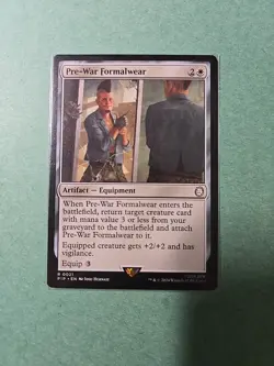 Pre-War Formalwear -Universes Beyond Fallout - NM - MTG - Image 1