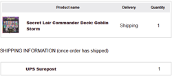 MTG Secret Lair Commander Deck: Goblin Storm – Sealed/New | PRESALE - Image 2