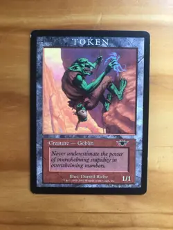 Mtg Players Reward Promos Goblin Token MP - Image 1