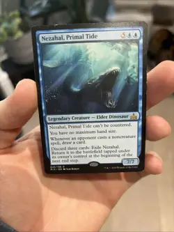 MTG - LP - Nezahal, Primal Tide - Legendary Creature - Rare - Rivals of Ixalan - Image 1