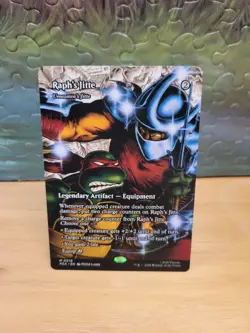 MTG Teenage Mutant Ninja Turtles Raph's Jitte (Borderless) M 0019 - Image 1