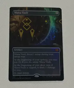 Mana Vault Foil Borderless NM Unplayed Double Masters 2022 MTG Very Flat! - Image 1
