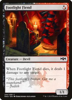 Footlight Fiend Ravnica Allegiance MTG NM - Image 1