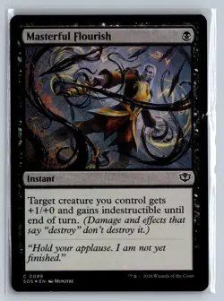 Masterful Flourish Secrets of Strixhaven #89 Foil - Image 1