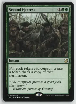 Second Harvest Lightly Played 178 Commander 2019 Magic: The Gathering - Image 1